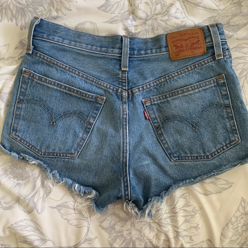 Levi’s 501 high rise shorts